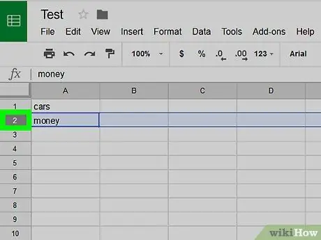 Kompyuter yoki Mac -dagi Google Sheets -dagi bo'sh qatorlarni o'chirib tashlang 3 -qadam