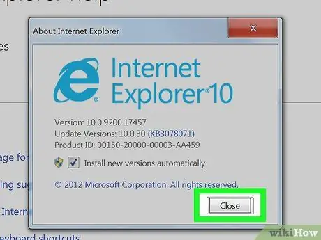 Mettre à jour Microsoft Internet Explorer Étape 12