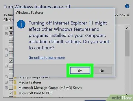 Ganap na Uninstall ang Internet Explorer Hakbang 15