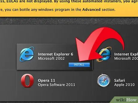 WineBottler 7 -қадамды пайдаланып Mac -ке Internet Explorer орнатыңыз