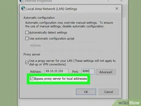 Ingrese la configuración de proxy en Internet Explorer Paso 8