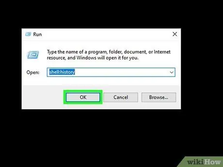 Akses Sejarah Internet Explorer Langkah 13