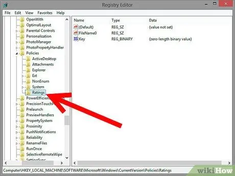 Rimuovere la password di Content Advisor in Internet Explorer Passaggio 6