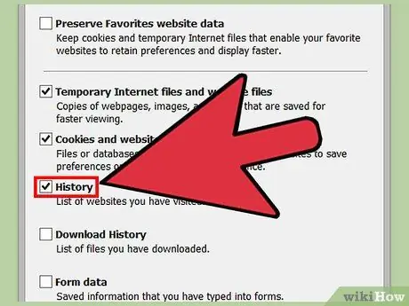 Supprimer l'historique de navigation dans Internet Explorer Étape 9