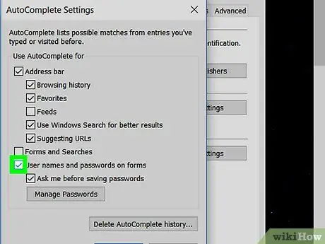 Save Passwords in Internet Explorer Step 6