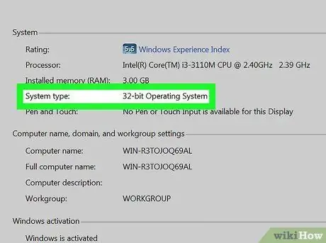 Determine el recuento de bits para una computadora con Windows Paso 9