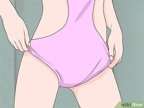 Swim on Your Period with a Pad Step 4