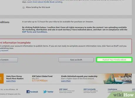 Публикувайте книга на Amazon Стъпка 11