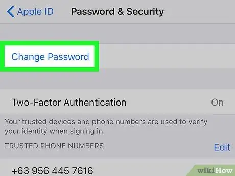 Schimbați parola Apple ID Pasul 19