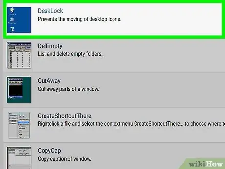 ধাপ 7 এ ডেস্কটপ আইকনগুলি লক করুন