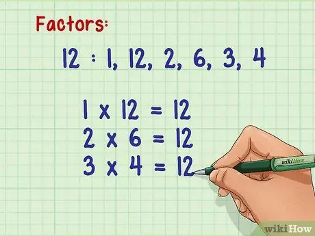 Ecuații algebrice ale factorului Pasul 1