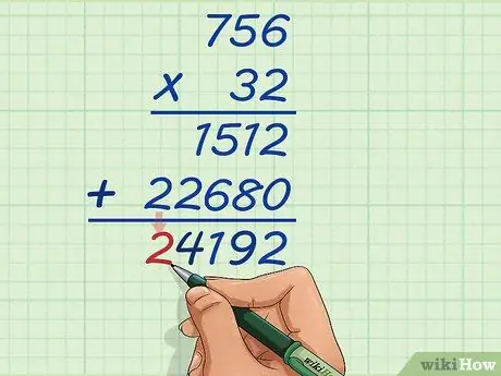 Faire une longue étape de multiplication 13