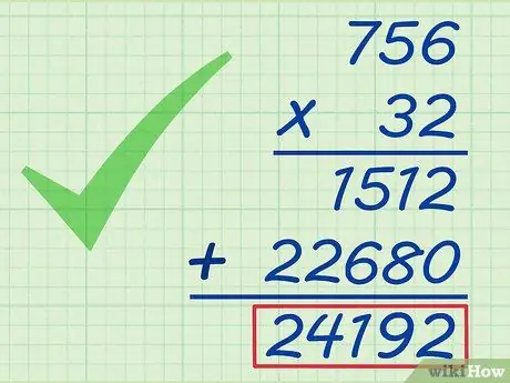 Do Long Multiplication Step 14