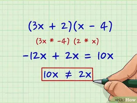 Factorizar polinomios de segundo grado (ecuaciones cuadráticas) Paso 10