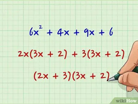 Sababu ya shahada ya pili Polynomials (Quadratic Equations) Hatua ya 16