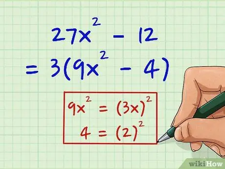 Factorizar polinomios de segundo grado (ecuaciones cuadráticas) Paso 23