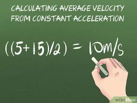 Calcular a velocidade média, etapa 11