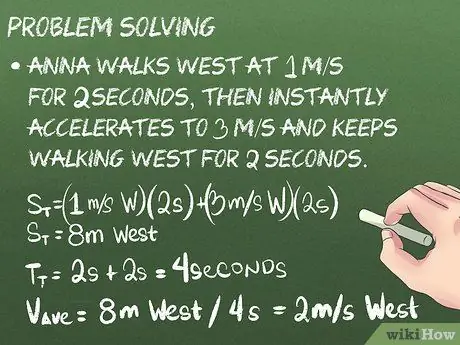 Calculer la vitesse moyenne Étape 5