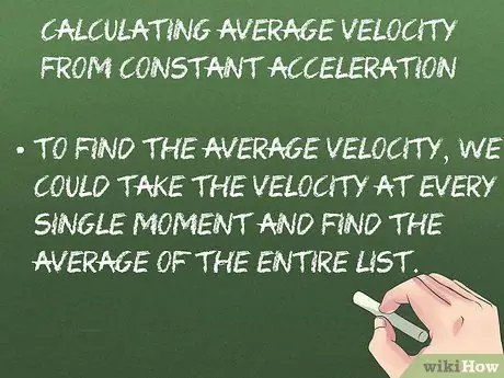 Calculer la vitesse moyenne Étape 9