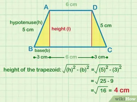 Calculer l'aire d'un trapèze Étape 7