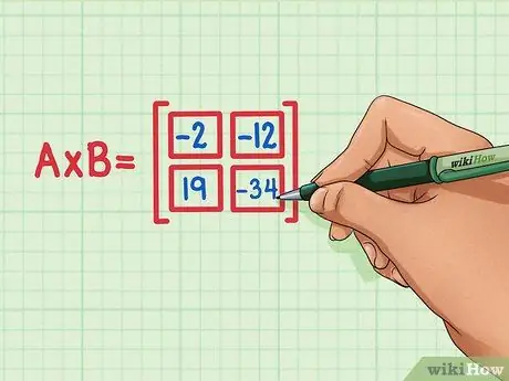 Multiplicar matrices Paso 6