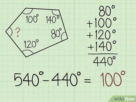 Calculer les angles Étape 4