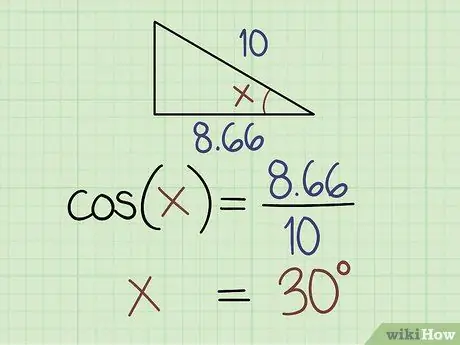 Calculer les angles Étape 8