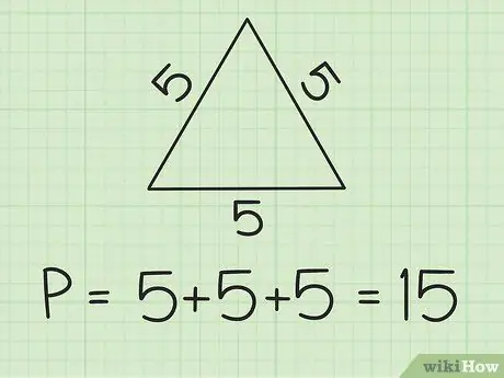 Hallar el perímetro de un triángulo Paso 3