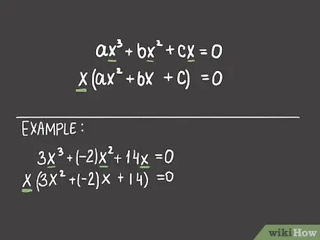 Selesaikan Langkah Persamaan Kubik 2