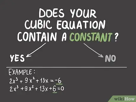 Vyriešte kubickú rovnicu, krok 5