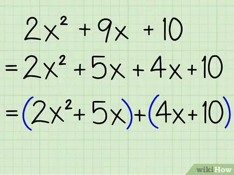 Factor per groepering Stap 6