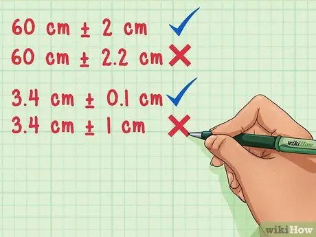 Calculate Uncertainty Step 2