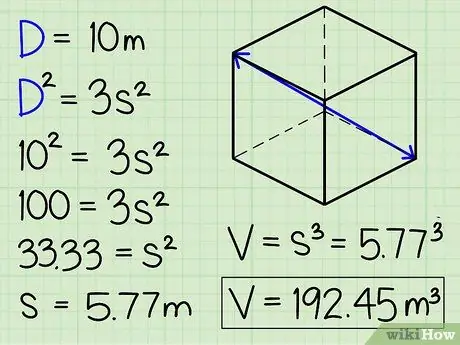 Kalkulahin ang Dami ng isang Cube Hakbang 9