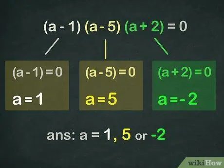 Factorizar un polinomio cúbico Paso 12