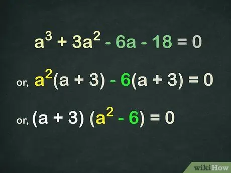 Nhân tử một đa thức khối Bước 4