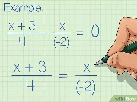 Malutas ang Mga makatuwiran na Equation Hakbang 1