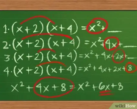 Factor Trinomials Vaihe 1