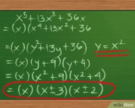 Trinomial omillarning 10 -bosqichi