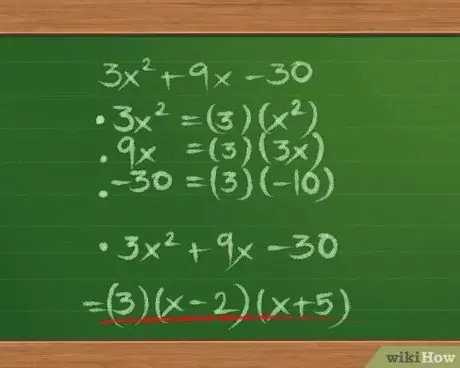 Faktor Trinomial Langkah 7