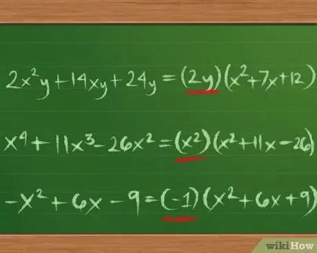 Factor Trinomials Step 8