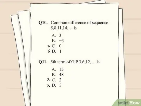 Ace un test de mathématiques Étape 11