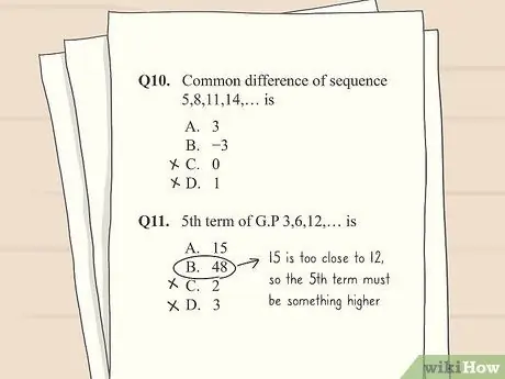 Ace a Math Test Step 12