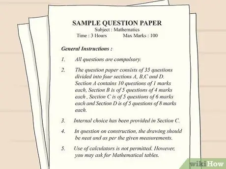 Ace einen Mathe-Test Schritt 2