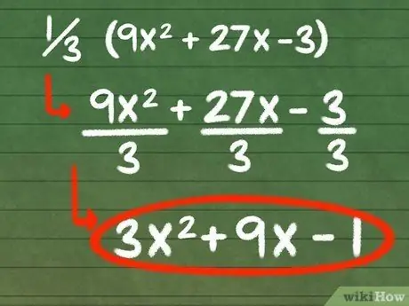 Vereenvoudig algebraïsche uitdrukkingen Stap 10