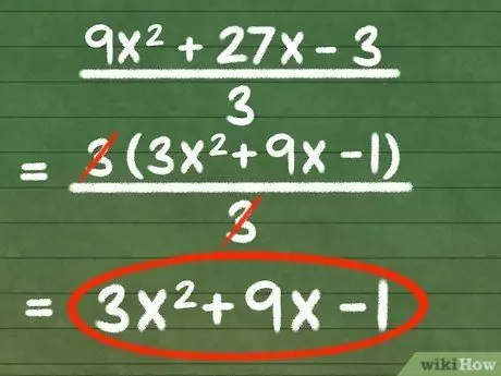 Simplifier les expressions algébriques Étape 12