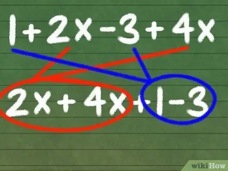 Förenkla algebraiska uttryck Steg 5