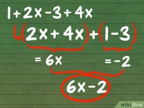 Vereinfachen Sie algebraische Ausdrücke Schritt 6