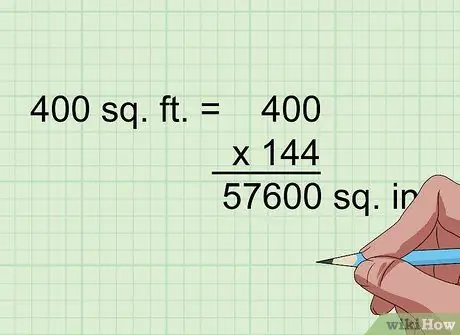 Determinar pulgadas cuadradas Paso 11