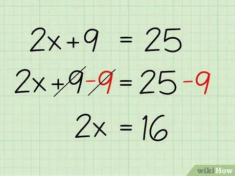 Solve for X Step 20