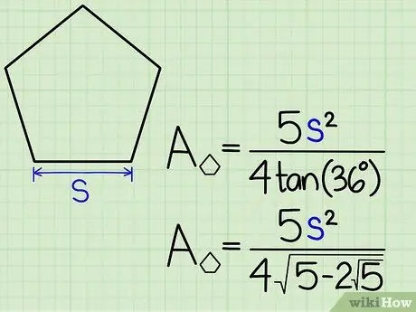 የመደበኛ ፔንታጎን አካባቢን ይፈልጉ ደረጃ 13